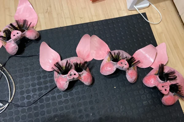 masca teatru porc